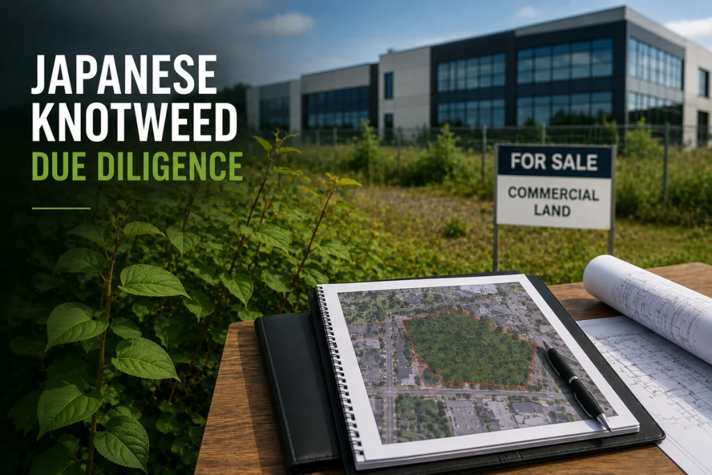 Japanese Knotweed Due Diligence Before Buying Commercial Land in Ireland